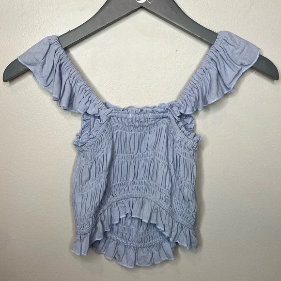 Ocean Drive Flutter Sleeve top. - Picture 5 of 6